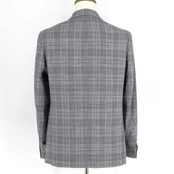 Tommy Hilfiger Men's Grey/Blue Check Conrad Modern-Fit Suit Blazer Size 40R - Picture 4 of 7